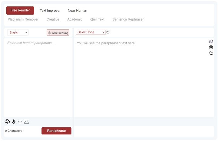 Paraphrasing Tool