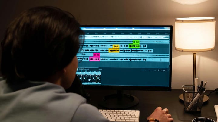 Audio-visual synchronization for multimedia AI training